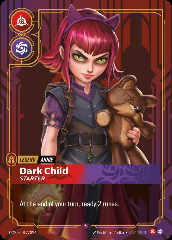 Annie, Dark Child (Starter) — Riftbound card