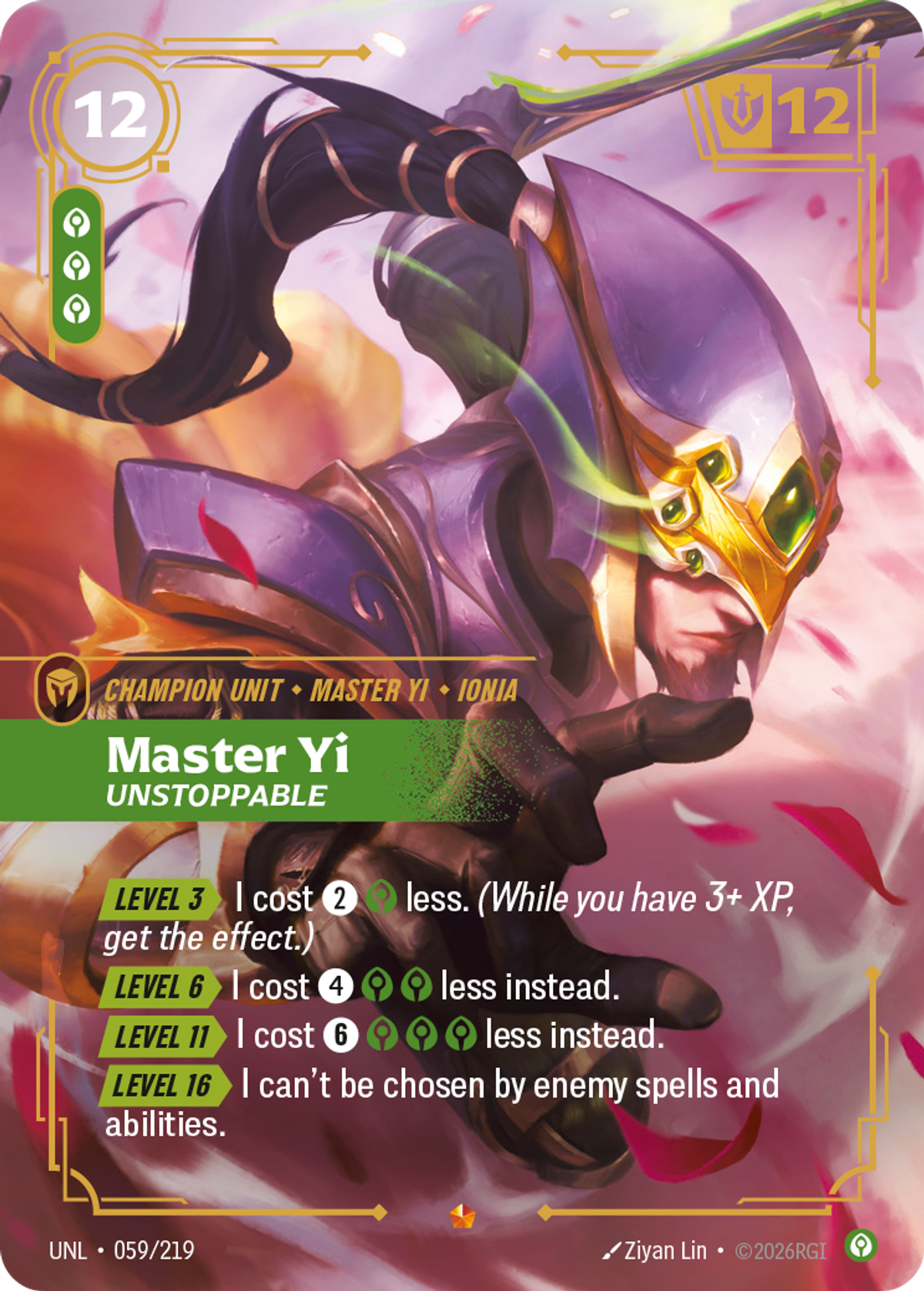 Master Yi, Unstoppable