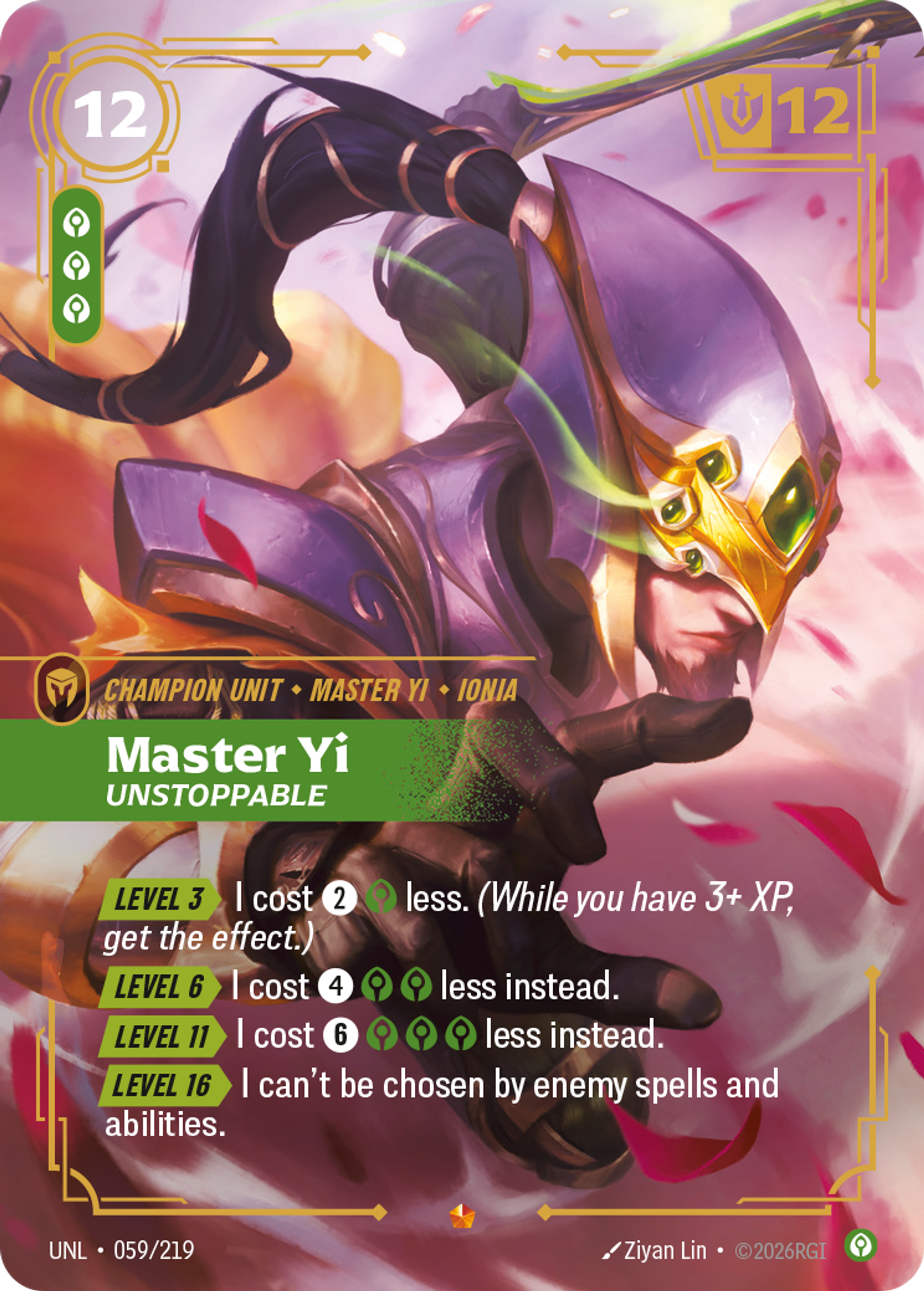 Master Yi, Unstoppable