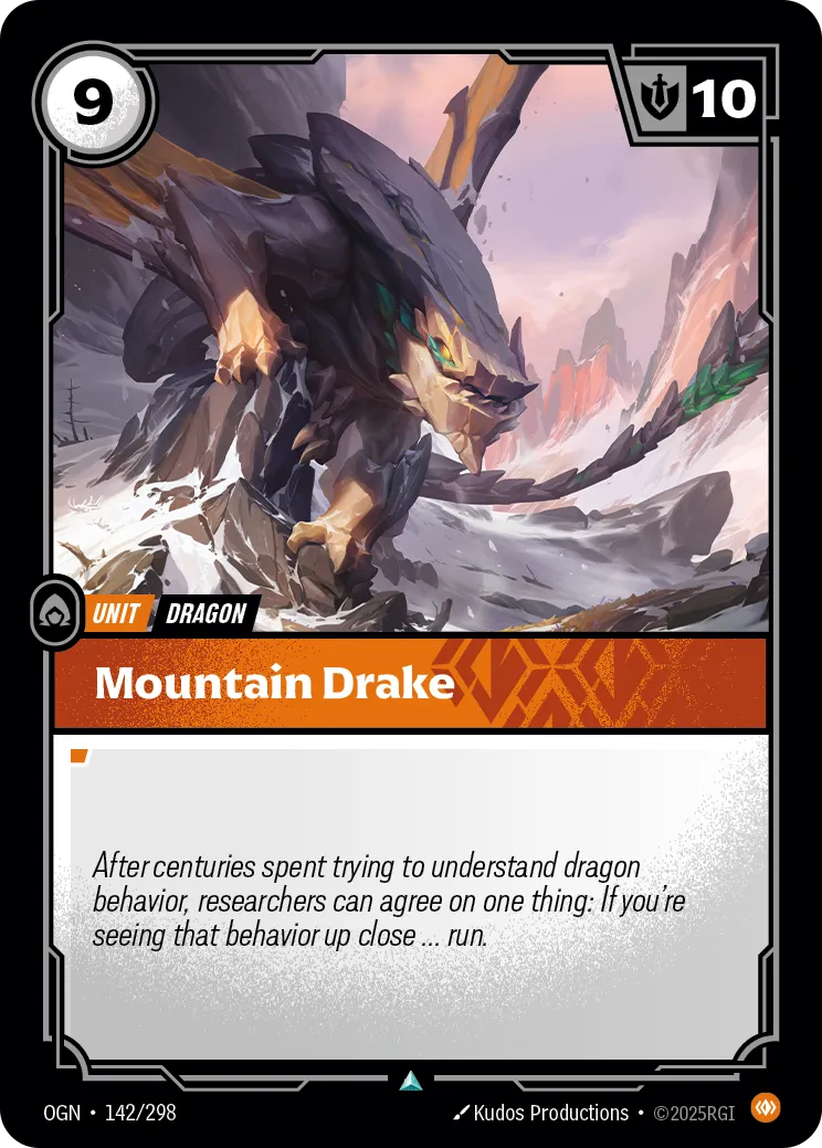 Mountain Drake, a Unit card from Origins