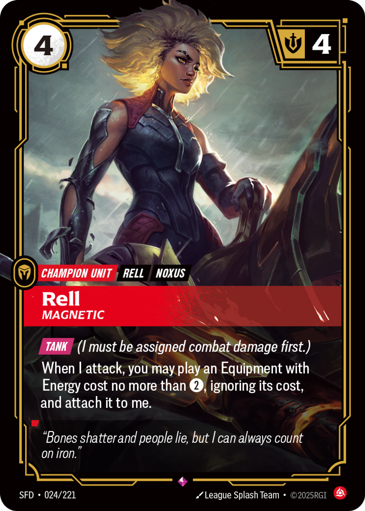 Rell, Magnetic