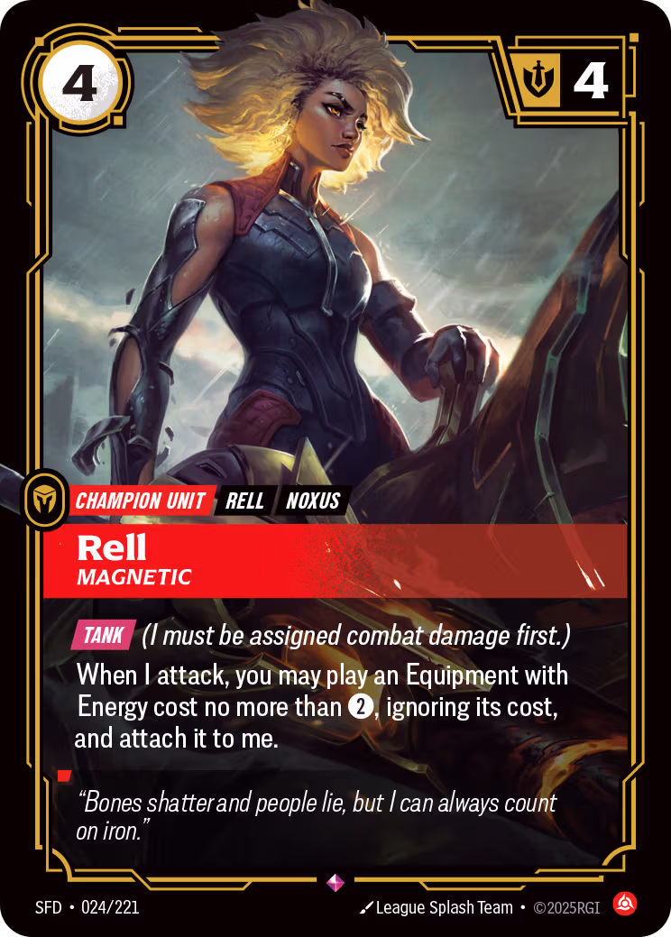 Rell, Magnetic