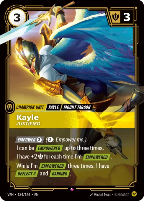 Kayle, Justified, VEN-134/166