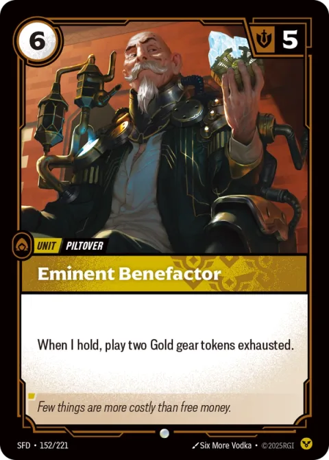 Eminent Benefactor SFD-152 영어판 카드 이미지