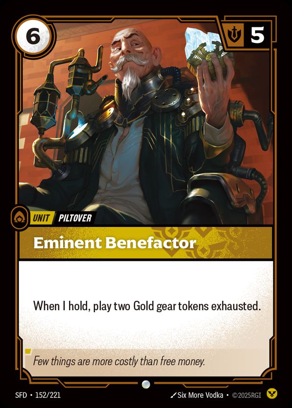 Eminent Benefactor — Riftbound card
