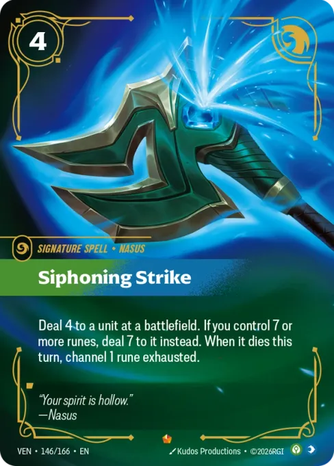 Siphoning Strike, VEN-146/166
