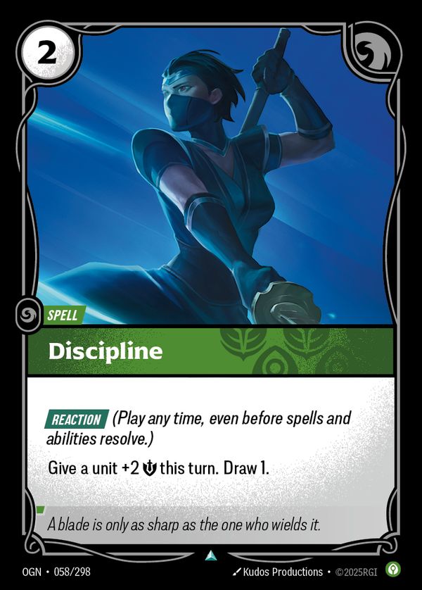 Discipline — Riftbound card