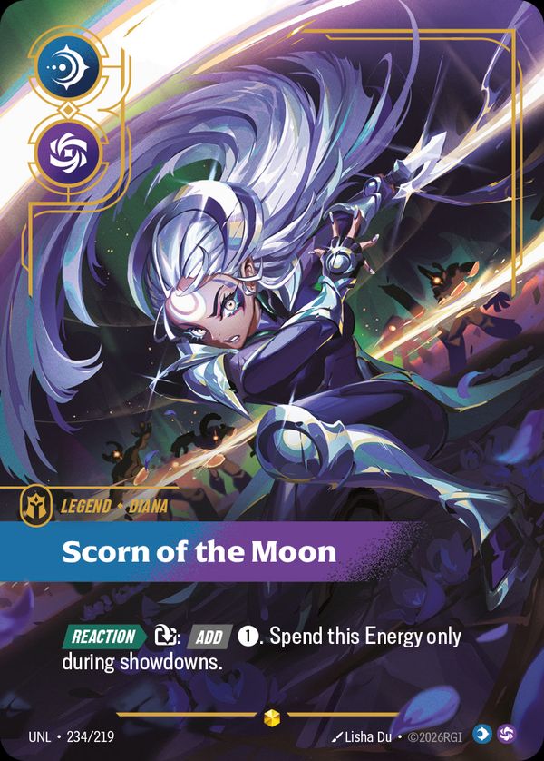 Diana, Scorn of the Moon (Overnumbered) — Riftbound card