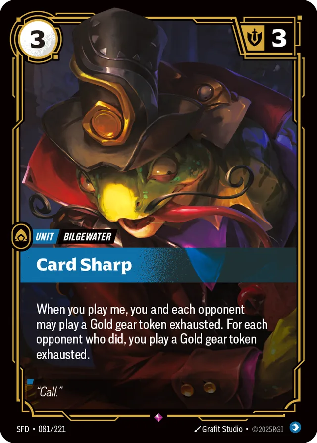 Card Sharp Riftbound card (SFD-081/221)