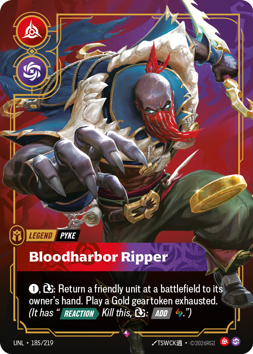 Pyke, Bloodharbor Ripper
