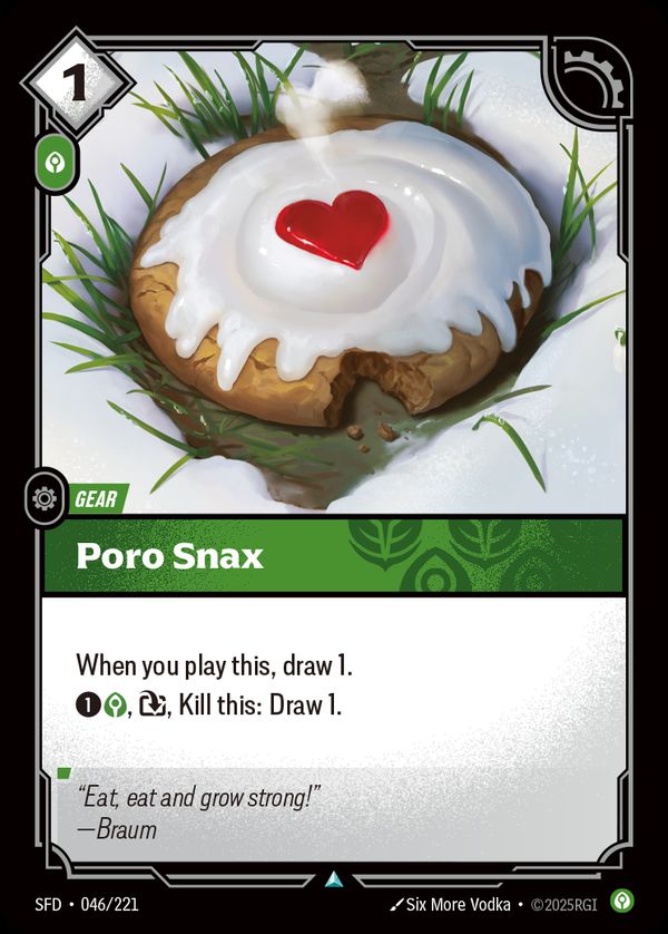 Poro Snax — Riftbound card
