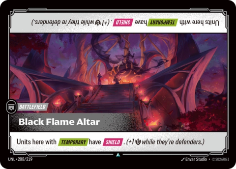 Black Flame Altar — Unleashed #208, art by Envar Studio