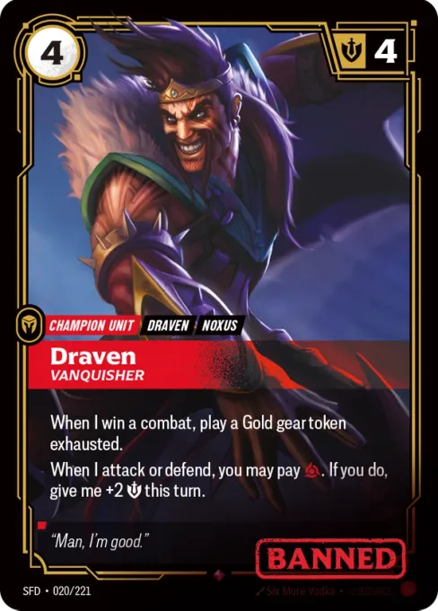 Draven, Vanquisher, SFD-020/221