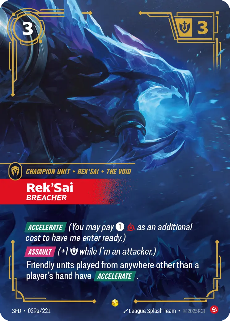 Rek'Sai - Breacher (Alternate Art)