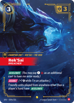 Rek'Sai - Breacher (Alternate Art)
