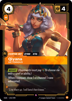 Qiyana, Victorious