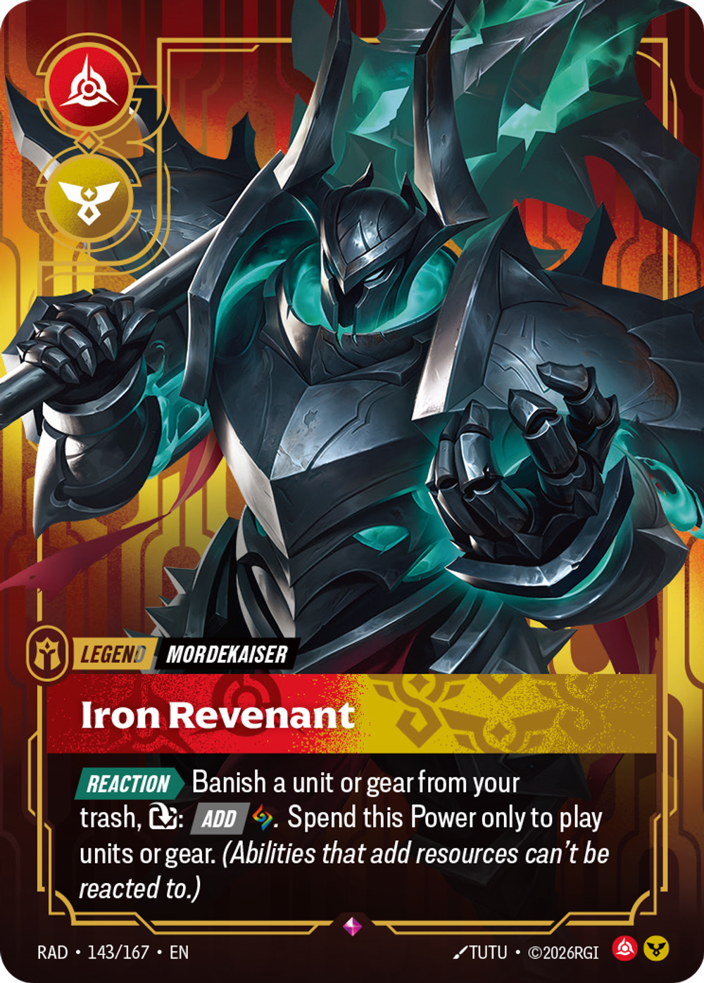 Mordekaiser, Iron Revenant