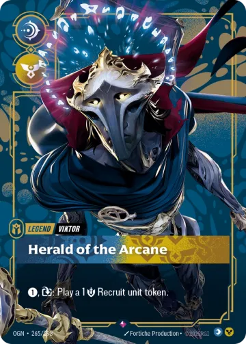 Viktor, Herald of the Arcane: Riftbound Legend card