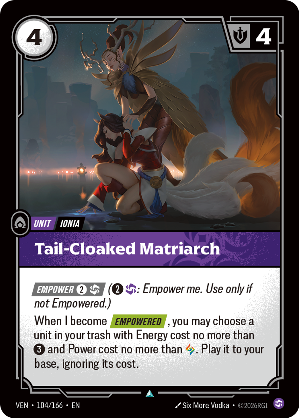 Tail-Cloaked Matriarch