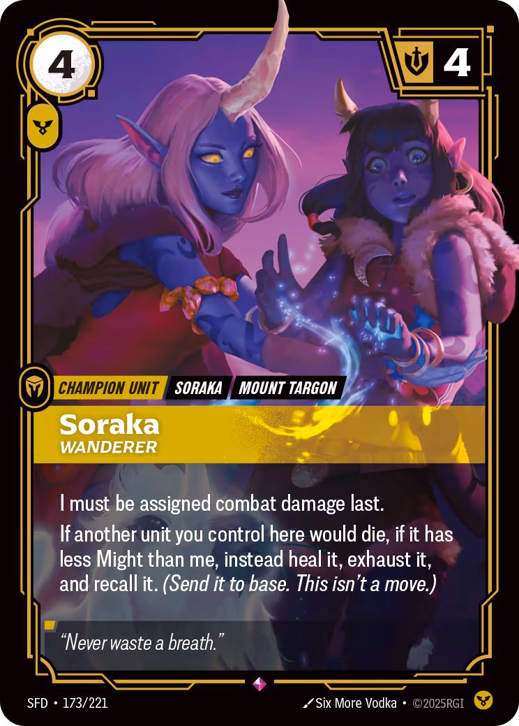 Soraka, Wanderer