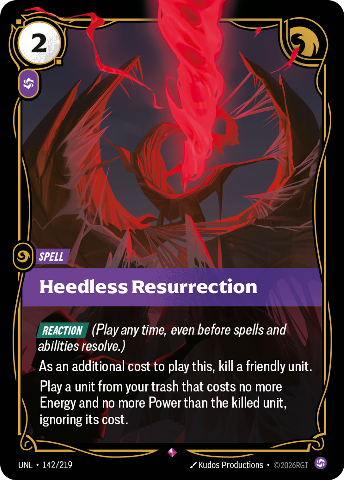 Heedless Resurrection