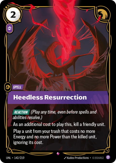 Heedless Resurrection — Unleashed #142, art by Kudos Productions
