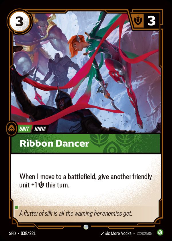 Ribbon Dancer — Riftbound card