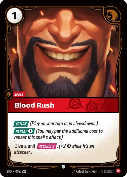 Blood Rush, SFD-003/221