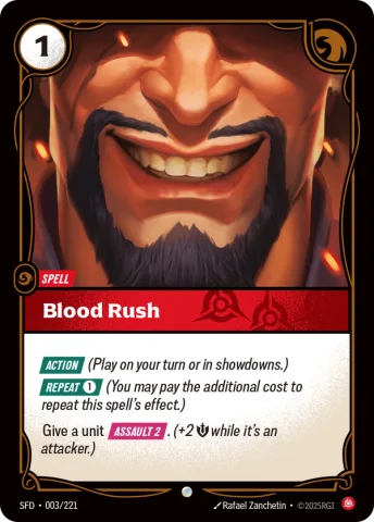 Blood Rush · SFD-003/221