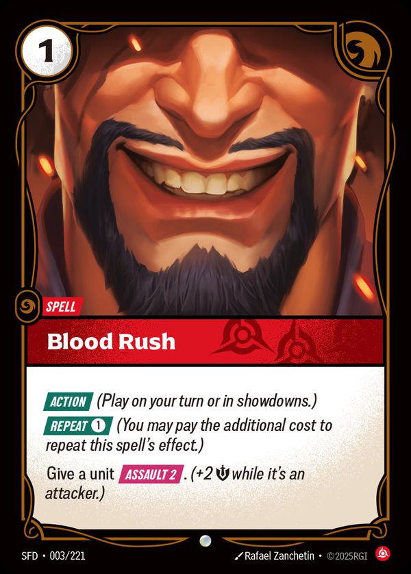 Blood Rush — Riftbound card