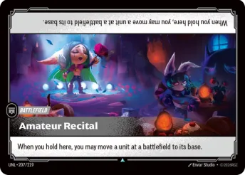 Amateur Recital · UNL-207/219