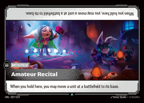 Amateur Recital — Riftbound card