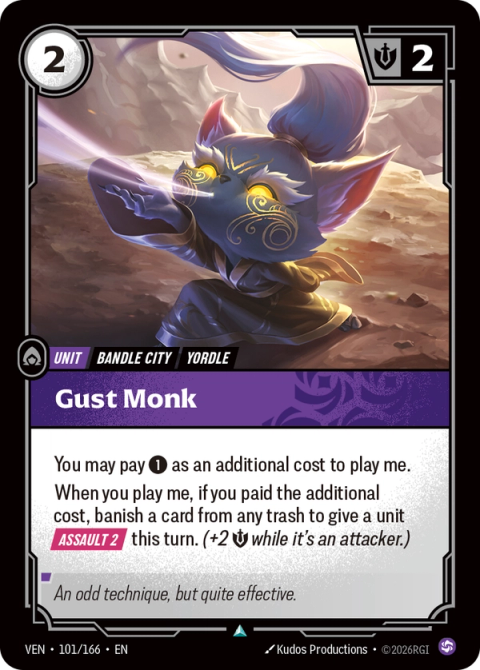 Gust Monk — Vendetta #101, art by Kudos Productions