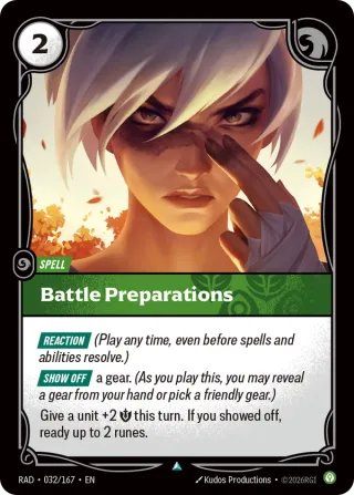 Battle Preparations — Riftbound card RAD 032