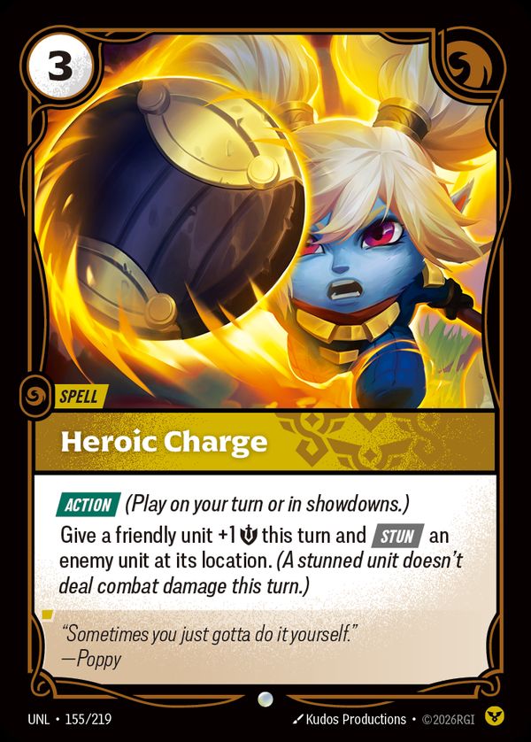 Heroic Charge — Riftbound card