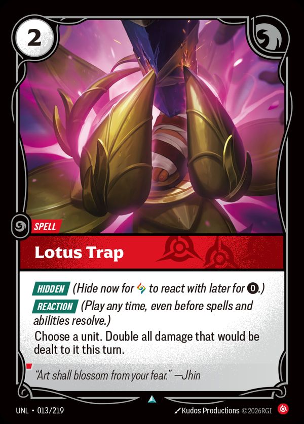 Lotus Trap — Riftbound card