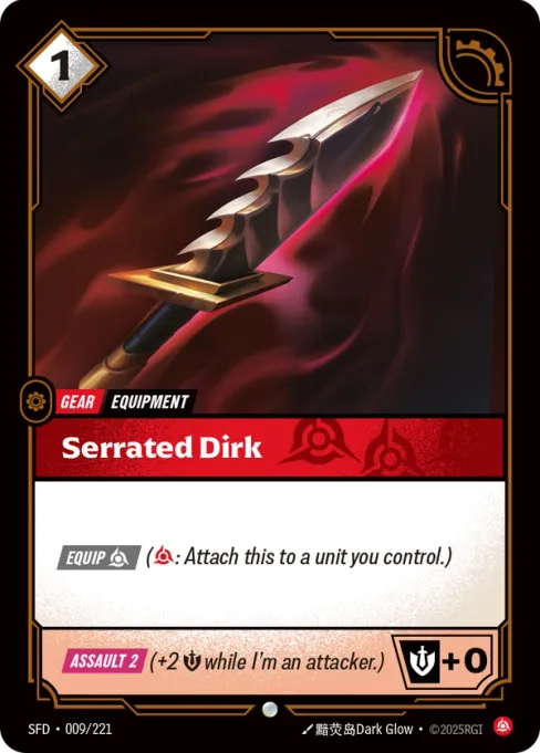 Serrated Dirk, SFD-009/221
