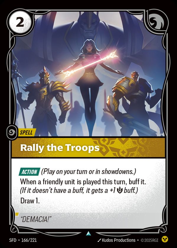 Rally the Troops — Riftbound card