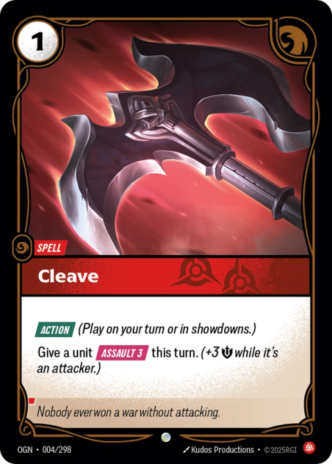 Cleave — Origins #004, art by Kudos Productions