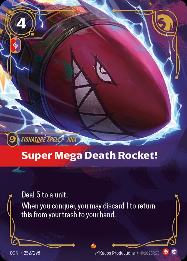 Super Mega Death Rocket! — Riftbound card
