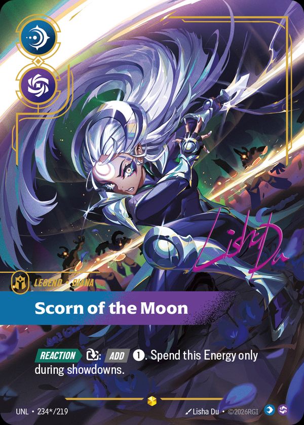 Diana, Scorn of the Moon (Signature) — Riftbound card