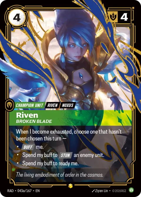 Riven, Broken Blade