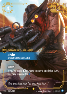 Jhin - Meticulous Killer (Alternate Art)