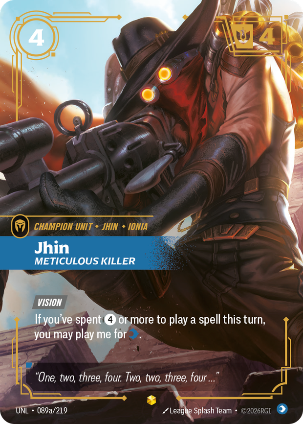Jhin - Meticulous Killer (Alternate Art)