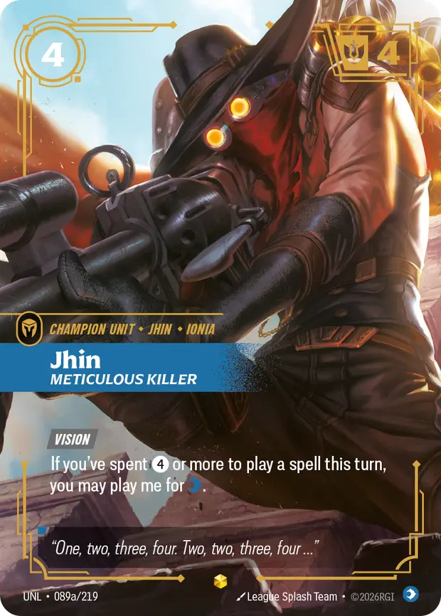 Jhin - Meticulous Killer (Alternate Art)
