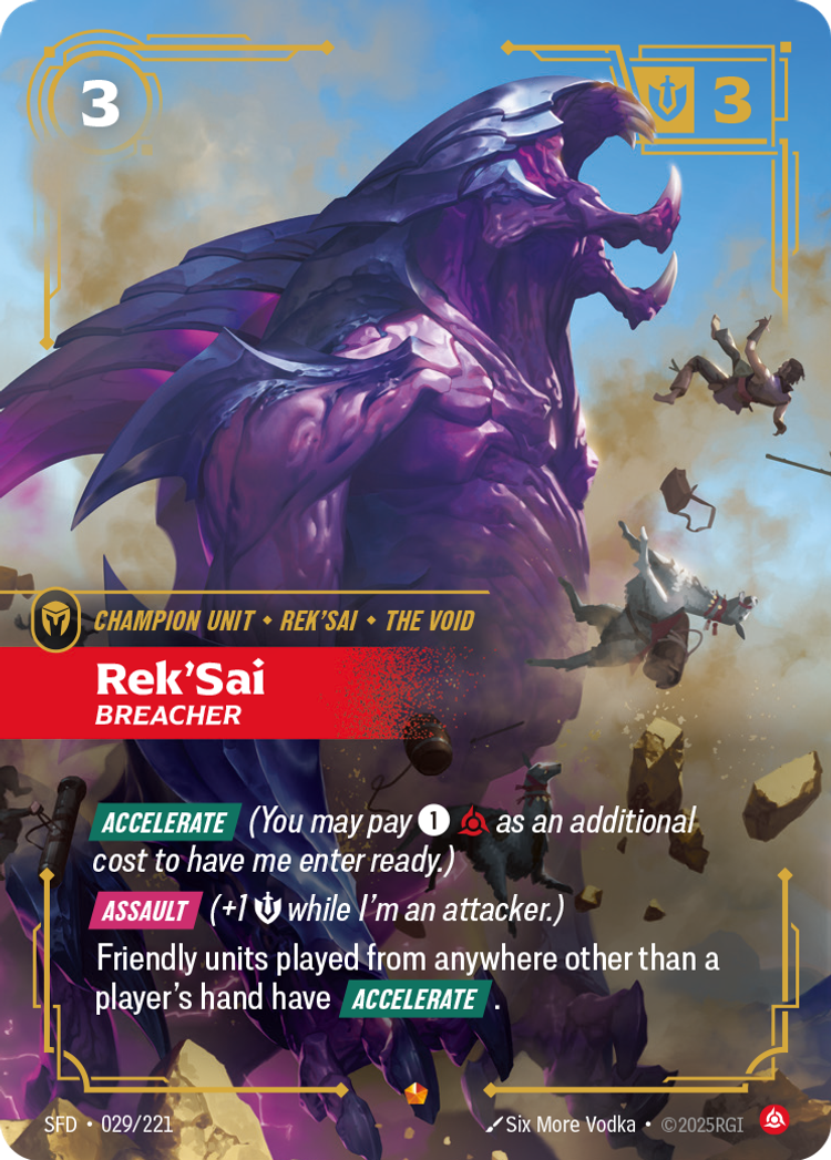 Rek'Sai Riftbound Legend Guide | Hextech Analytics