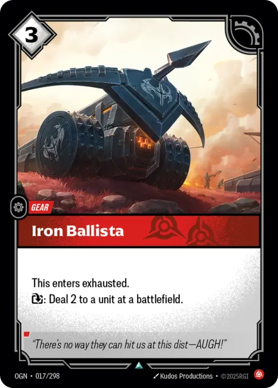 Iron Ballista OGN-017 Standard printing