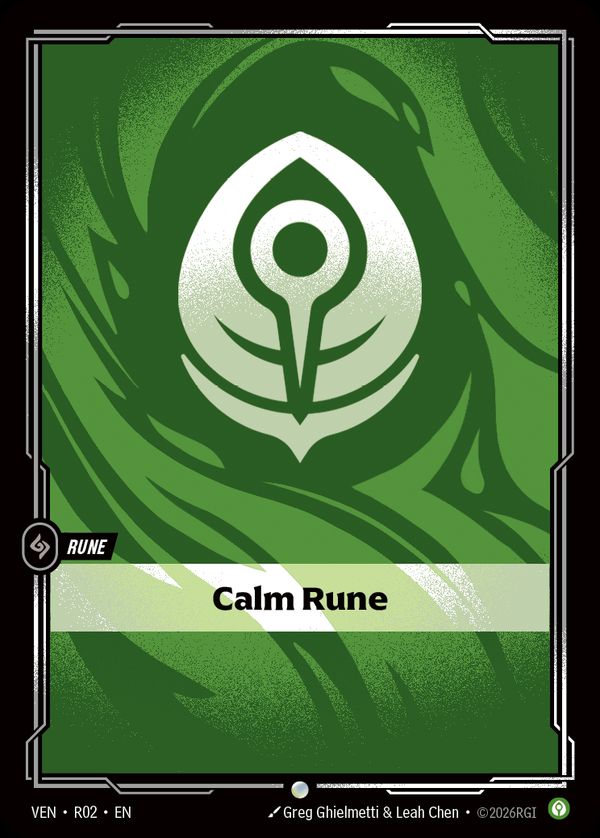 Calm Rune — Riftbound card