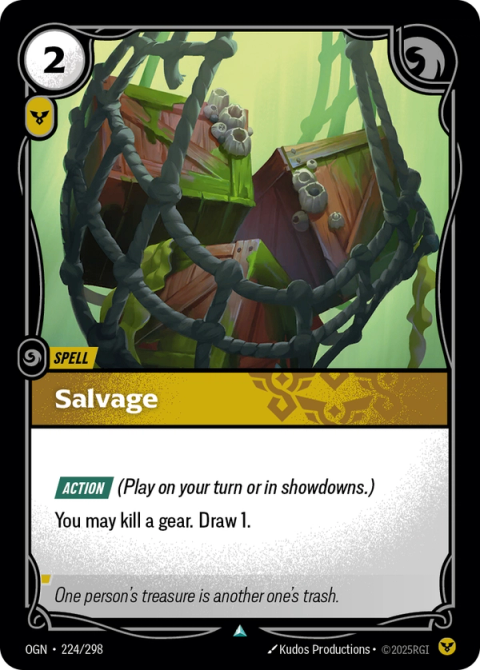 Salvage — Origins #224, art by Kudos Productions