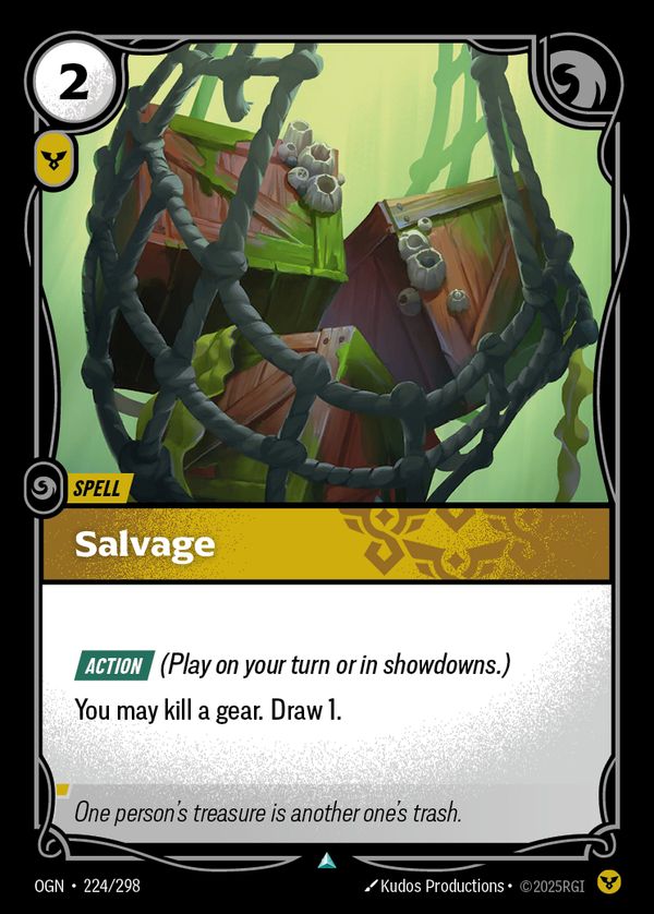 Salvage — Riftbound card